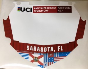 UCI Supercross Number Plate Skin